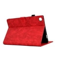 thumbnail image 4 of Embossed Tree PU Leather Flip Tablet Case for Samsung Galaxy Tab A 10.1 (2019) SM-T515/SM-T510 Shockproof Protection Card Slots Holder Stand with Pen Slot Case Cover, Red, 4 of 10