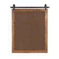 thumbnail image 5 of Kate and Laurel Samuels Rustic Wood Framed Wall Mirror, 22 x 28, Rustic Brown and Dark Charcoal, Functional Farmhouse Mirror for Display, 5 of 8