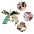 thumbnail image 3 of Unique Bargains 1 Pc Fashion Bow Wooden Beads Bag Charm Handbag Accessories Brown, Black, 3 of 5