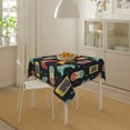 thumbnail image 4 of Wukai Retro Video Game Waterproof Tablecloth for Kitchen Dining, Fits Square Tables for 2-4 Seats -60"x60", 4 of 7