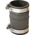 thumbnail image 1 of Fernco 1060 Flexible Pipe Coupling, 1-1/2 in x 3.93 in, Plastic Socket, 4.3 psi, PVC, 1 of 5