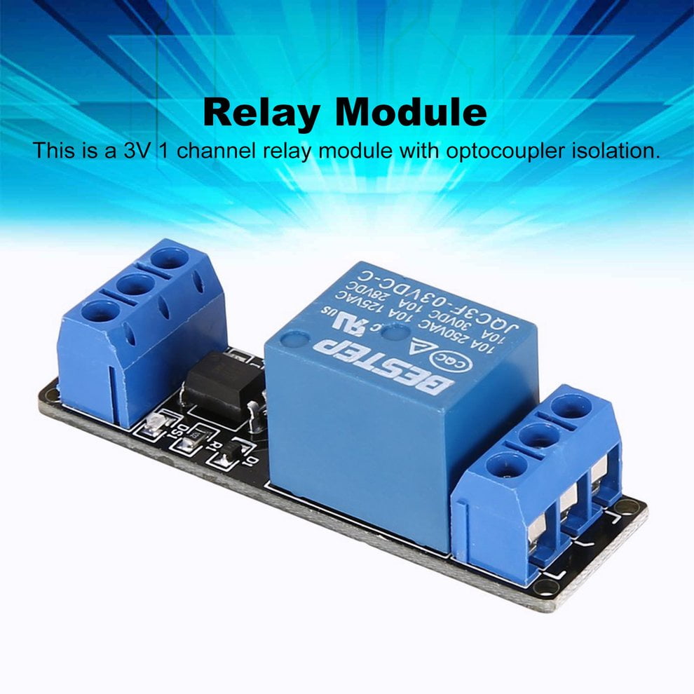 YLXAJKJGS-XCH 3V 2 Channel Relay Module Interface Board Low Level Trigger Optocoupler For SCM PLC Smart Home Remote Control Switch