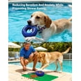 thumbnail image 2 of Dog tire toy - 2026 upgrade version, chew toy for teeth cleaning and oral care, natural rubber dog toy, for relieving boredom, interactive tug-of-war slow-eating pet toy - blue, 2 of 4
