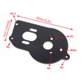 thumbnail image 5 of RC Car Motor Mount Professional Simple Aleación de aluminio Accesorios confiables Updation Accesorio Kit Reemplazo para Mini-T2.0 2WD Speravity FN001682-00, 5 of 5