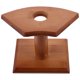 thumbnail image 1 of Soporte de pergamino japonés para comida, bandeja de madera, soporte de exhibición de postres de mano, regalo para amantes de la comida, soporte para cono de helado, 1 of 6