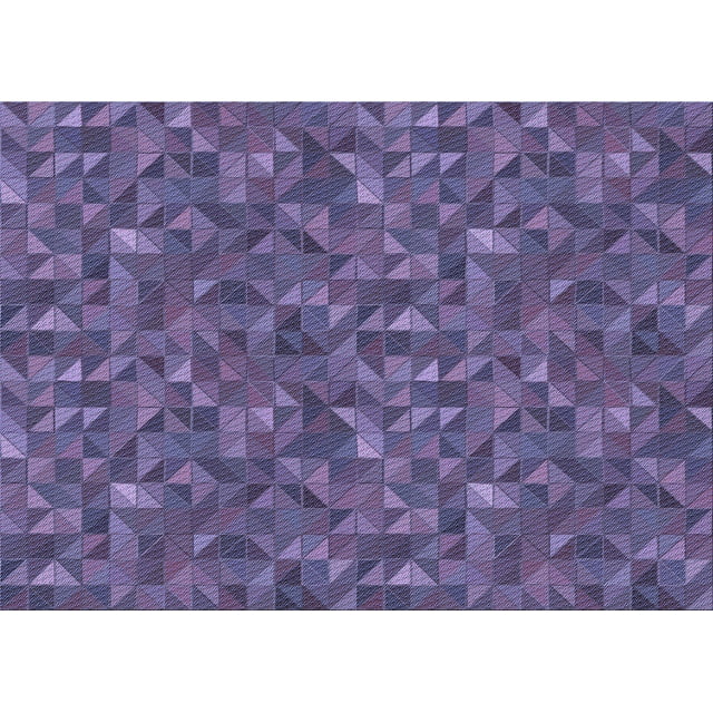 Ahgly Tapis Rectangulaire Lavable en Machine Intérieur Transitionnel Violet Clair, 7 Pieds x 9 Pieds