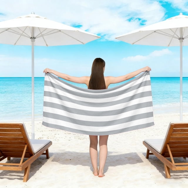 Microfiber Beach Towel Large Sand Free Quick Dry Soft Absorbent for Travel Swimming Pool and Bath