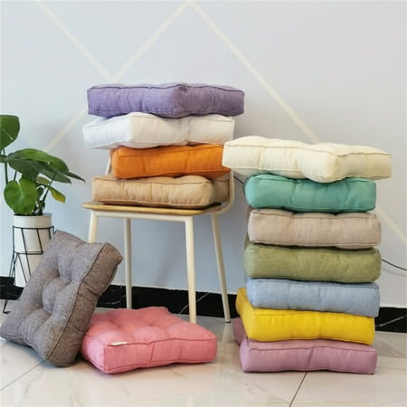 

Ludlz Chair Cushion Square Bright Color PP Cotton Garden Sofa Seat Cushion Pad for Relax