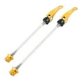 thumbnail image 2 of Ensemble de Brochettes de Vélo Essieu Vélo en Alliage d'Aluminium Portable Quick Release Brochettes de Roue Moyeu pour BMX Vélo de Route d'Intérieur Composant Vélo Or, 2 of 10