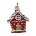 thumbnail image 2 of Figura colgante de casa de pueblo navideña, adorno navideño para oficina y hotel. Estilo B, 2 of 9