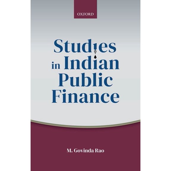 Studies in Indian Public Finance, (Hardcover)