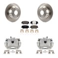 thumbnail image 1 of Transit Auto Rear Disc Brake Caliper Rotors and Ceramic Pads Kit for Car 2014-2015 Kia Sorento with Red Painted Calipers KC8-100223T, 1 of 11