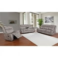 thumbnail image 4 of Coaster Lawrence Microfiber Upholstered Tufted Back Motion Loveseat in Taupe, 4 of 6