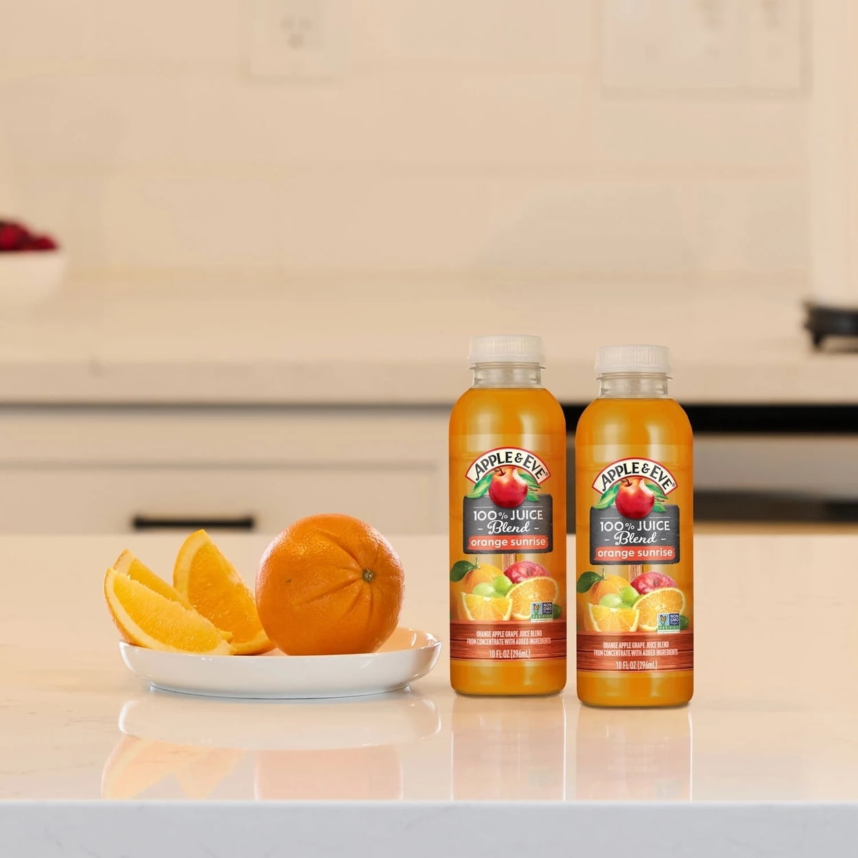 and Eve 100% Juice Orange Sunrise Blend 10 Fluid Ounce (Pack of 24)
