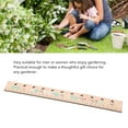 thumbnail image 3 of Seeding Planting Spacing Ruler, Wooden Planting Distance Ruler Portable Gardening Tools Simple   for Flowers, 3 of 8