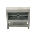 thumbnail image 5 of Flash Furniture Vega - Vanity cabinet - 2 shelves - 2 doors - fiberboard - gray, 5 of 11