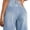 Light Blue, variant on Women's Wide Leg Baggy Jeans Mid Rise Butt Lifting Stretchy Denim Pants Back Patchwork Boyfriend Jeans