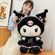 thumbnail image 5 of Muñeco de peluche de dibujos animados Sanrio Kuromi, uniforme lindo de gran tamaño, pequeño diablo Kawaii, juguete de peluche, almohada suave para dormir, regalo para niñas, 5 of 5