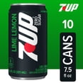 thumbnail image 4 of 7UP Caffeine Free Zero Sugar Lime Lemon Soda Pop, 7.5 fl oz, 10 Pack Cans, 4 of 15