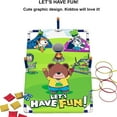 thumbnail image 2 of KidzAdventure 2 in 1 Cornhole Set Game |2FT x 3FT Bean Bag Toss N Ring Toss Game Set | Best Kids and Family Outdoor Games for Yard, Beach and Lawn (Two Boards), 2 of 7