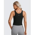 thumbnail image 2 of CRZ YOGA Womens Butterluxe Double Lined Tank Tops Scoop Neck Racerback Workout Tanks, 2 of 7