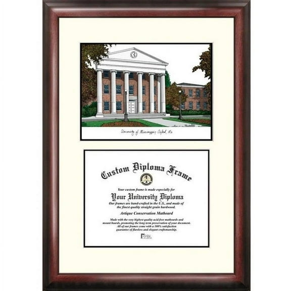 University of Mississippi 8.5" x 11" Scholar Diploma Frame