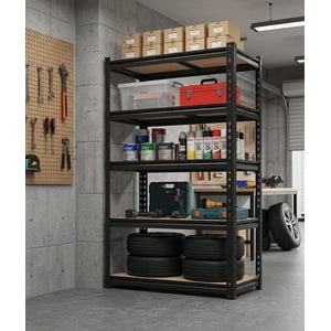 Wakefit 5-Tier Heavy-Duty Garage Shelving Unit, 2400 Lbs Capacity