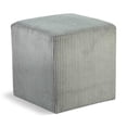 thumbnail image 1 of Meridian Furniture Roy Grey Ottoman/Stool, 1 of 8
