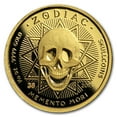 thumbnail image 2 of 1/10 oz Gold Proof Round - Zodiac Skull Series (Libra), 2 of 3