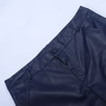 thumbnail image 5 of Fgnfyis Long Retro Slim Men's Pants Autumn/winter Punk Casual Suit Leather Leather Pants Two Piece Suit Mens Suits Blue XL, 5 of 7