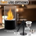 thumbnail image 5 of Portable Metal Tabletop Fire Pits  for Indoor Outdoor (Black), 5 of 7