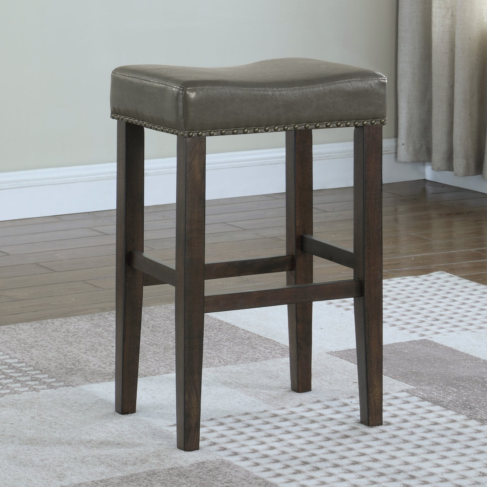 Jersey 29" Backless Bar Stool in Grey