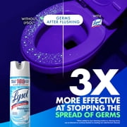 Lysol Disinfectant Spray, Sanitizing and Antibacterial Bathroom Spray, Deodorizer, Crisp Linen, 19 oz (Pack of 2)