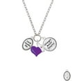 thumbnail image 2 of Delight Jewelry Lord Guide Me - Purple Heart Nurse Strong Zoe Necklace, 2 of 4