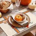 thumbnail image 2 of SLYNSHome Thanksgiving Placemat with Pumpkin And Leaf Print,Autumn Harvest Table Mat For Restaurant And Kitchen Decor, Fall Season Holiday Party Dinner Table Decoration, 2 of 6