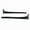 Shiny Black, variant on 2pcs/set Rear Window Side Spoiler Wing Lip Cover Trim Sticker Fit For VW Golf 7 MK7 MK7.5 R GTE GTD Auto Accessories