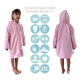thumbnail image 2 of Bata de natación para Niños/as, Impermeable, interior de toalla. tallas 4 a 14 años., 2 of 5