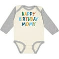 thumbnail image 3 of Inktastic Happy Birthday Mom Boys or Girls Long Sleeve Baby Bodysuit, 3 of 5