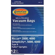 Riccar Type A Bags for Riccar 2000, 4000; Simplicity 5000, 6000 & Fuller Uprights