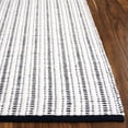 thumbnail image 4 of SAFAVIEH Vermont Sheldon Striped Area Rug, Navy/Ivory, 5' x 8', 4 of 11