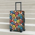thumbnail image 5 of Uemuo American Football Printed Washable Luggage Cover - Fashion Suitcase Protector Fits 18-32 Inch Luggage -Small, 5 of 9