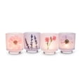 thumbnail image 1 of Set of 12 Frosted Votive with Pressed Flowers, 1 of 1
