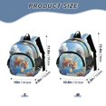 thumbnail image 2 of DIXRUYEE Backpack Lovely Tiger’s Floral Splash Pattern Pattern Suitable Schoolbag, 2 of 7