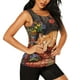 thumbnail image 2 of Fotbe Sleeping Cat Flowers Blusas Sin Mangas para Mujer – Estilo Casual, Corte Suelto, Slim-Fit, Cuello Redondo Deportivo, Tops de Verano para Gimnasio y Yoga-XX-Large, 2 of 7