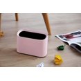 thumbnail image 5 of Desktop Plastic Mini Trash Trash Can & Makeup Holder, Countertop Bathroom Kitchen Car (pink), 5 of 5