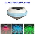 thumbnail image 4 of Todaioua Floating Pool Lights Solar Powered Color Changing LED Lights Waterproof for Swimming Pool Bathtub Garden Pond Outdoor Water Feature Decoration Automatic Light Sensor Pool Party Decor Lights, 4 of 8
