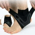 thumbnail image 1 of YOPTOP Adult Adjustable Compression Ankle Wrap Support Sprain Sports Injury Ankle Support Breathable Ankle Sleeve Single Pack,leftfoot,M, 1 of 6