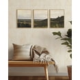thumbnail image 7 of Drsoum Vintage Landscape Wall Art Wilderness Mountain Retro Classic Farmhouse Paints Rustic 11x14in3pcs Natural Framed, 7 of 7