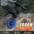 thumbnail image 3 of Riding'times GT54 Pro Electric Dirt Bike for Teens Adults, 60V 25AH 40MPH Ebike with 14"/12" Motorcycle Tire, 3000W Dual Hydraulic Brakes Mountain Off-Road Dirtbike, 3 of 10