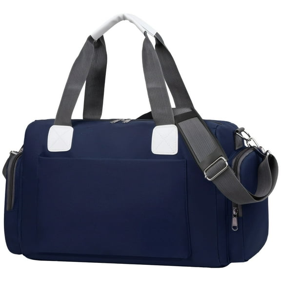 Large Travel Bag, Lightweight Sports Bag Weekender Gym Bag, Waterproof Carry On Duffel Gym Bag for Women Men, 17.7 x 9.8 x 5.9 in / 45 x 25 x 15 cm